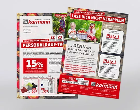 kws kreativagentur erstellt Stammkundenmailings