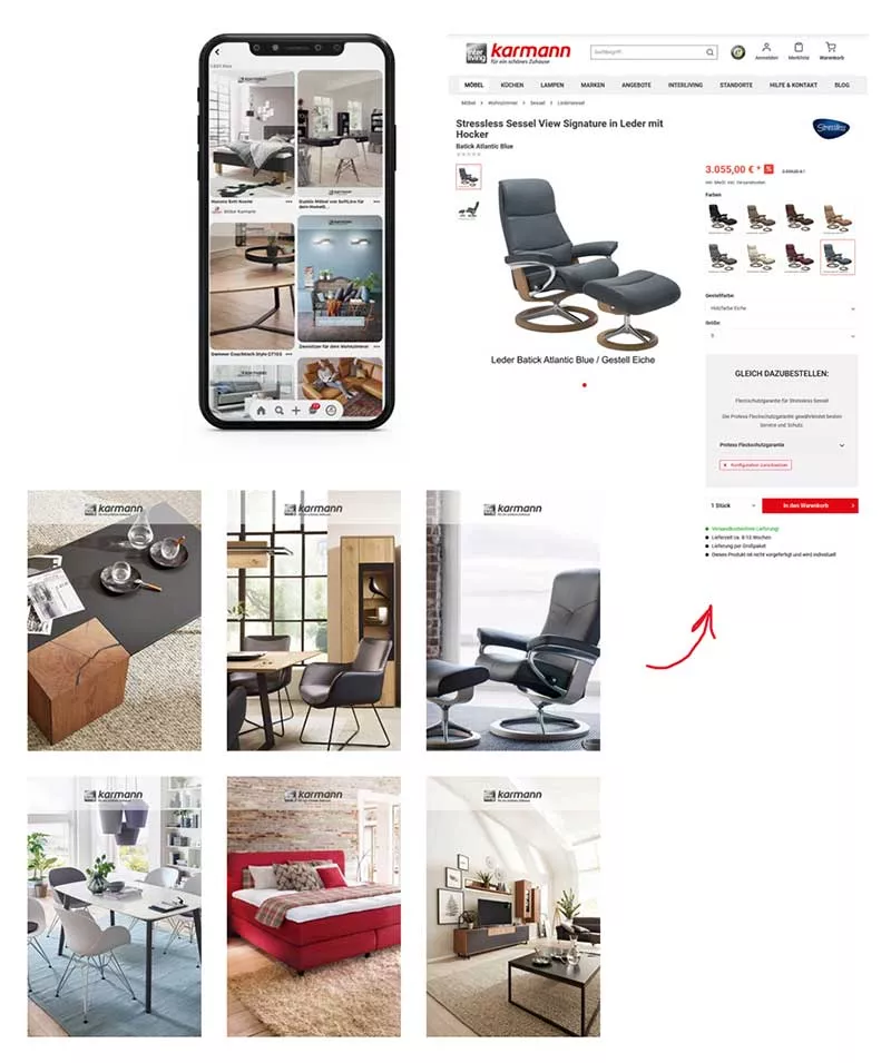 kws Kreativimkrater betreut Verkaufsunterstützung Pinterest für Karmann