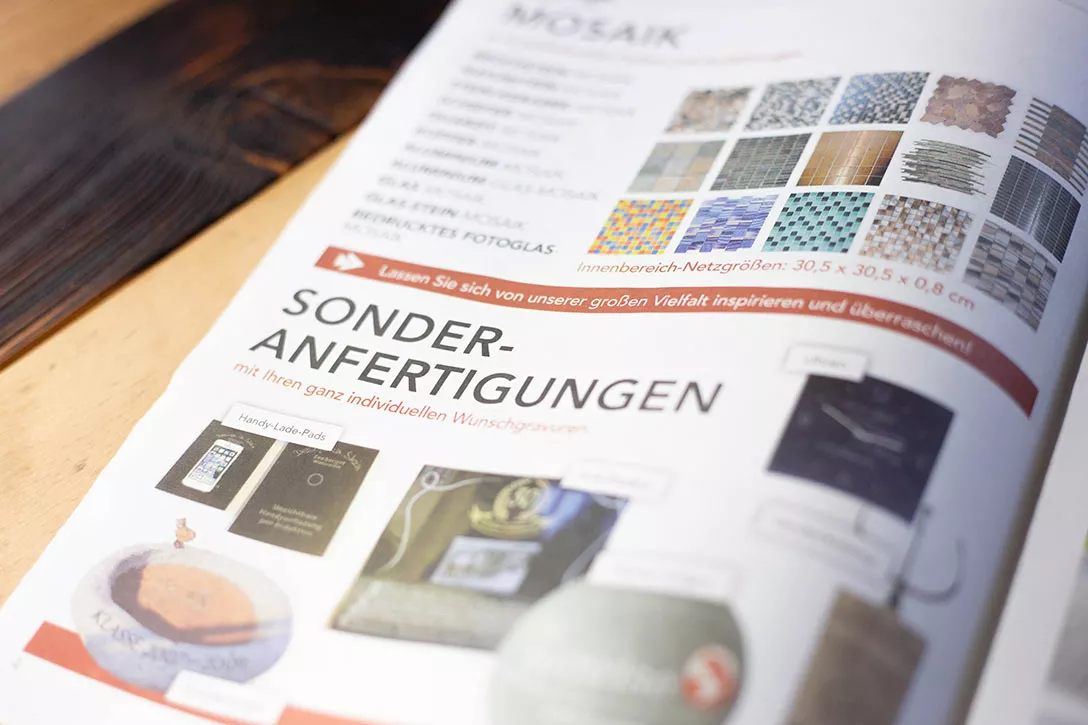 kws werbung - zeitungsprospekt seeberger natursteinwerk