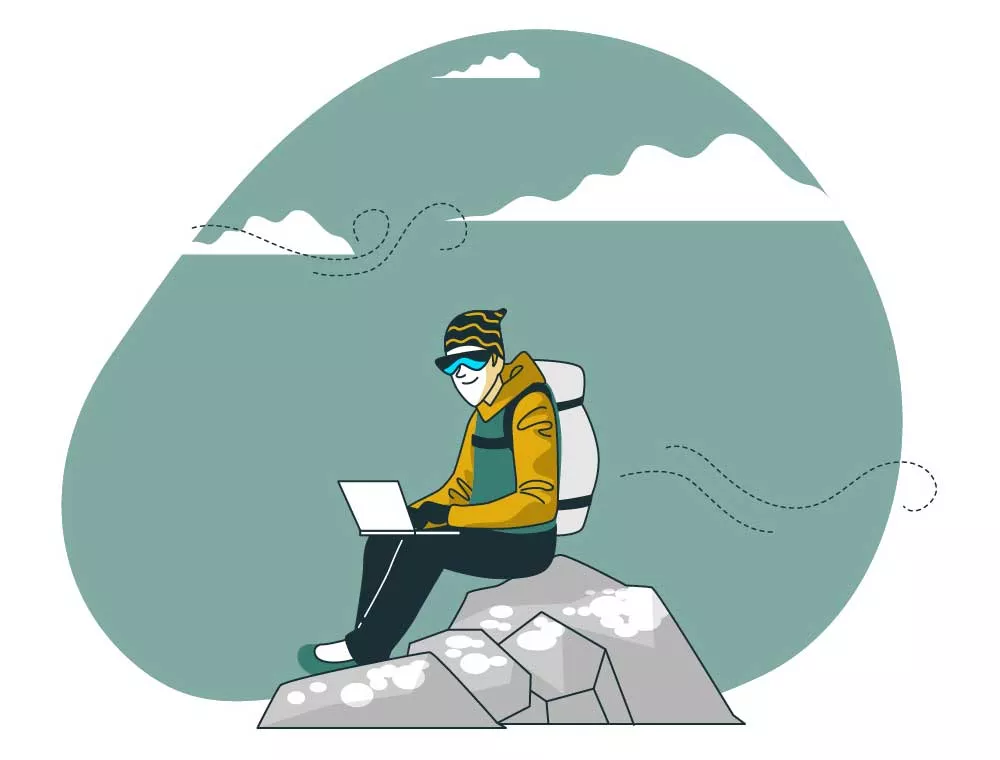 kws Positionierung - die Entdecker und über den Kraterrand gucker